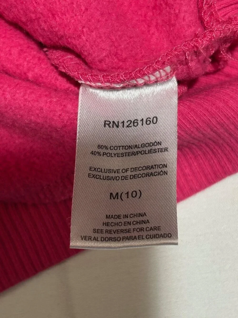 Betsey Johnson Girls 10 Pink Rainbow Flip Sequin Unicorn Long Sleeve Sweatshirt